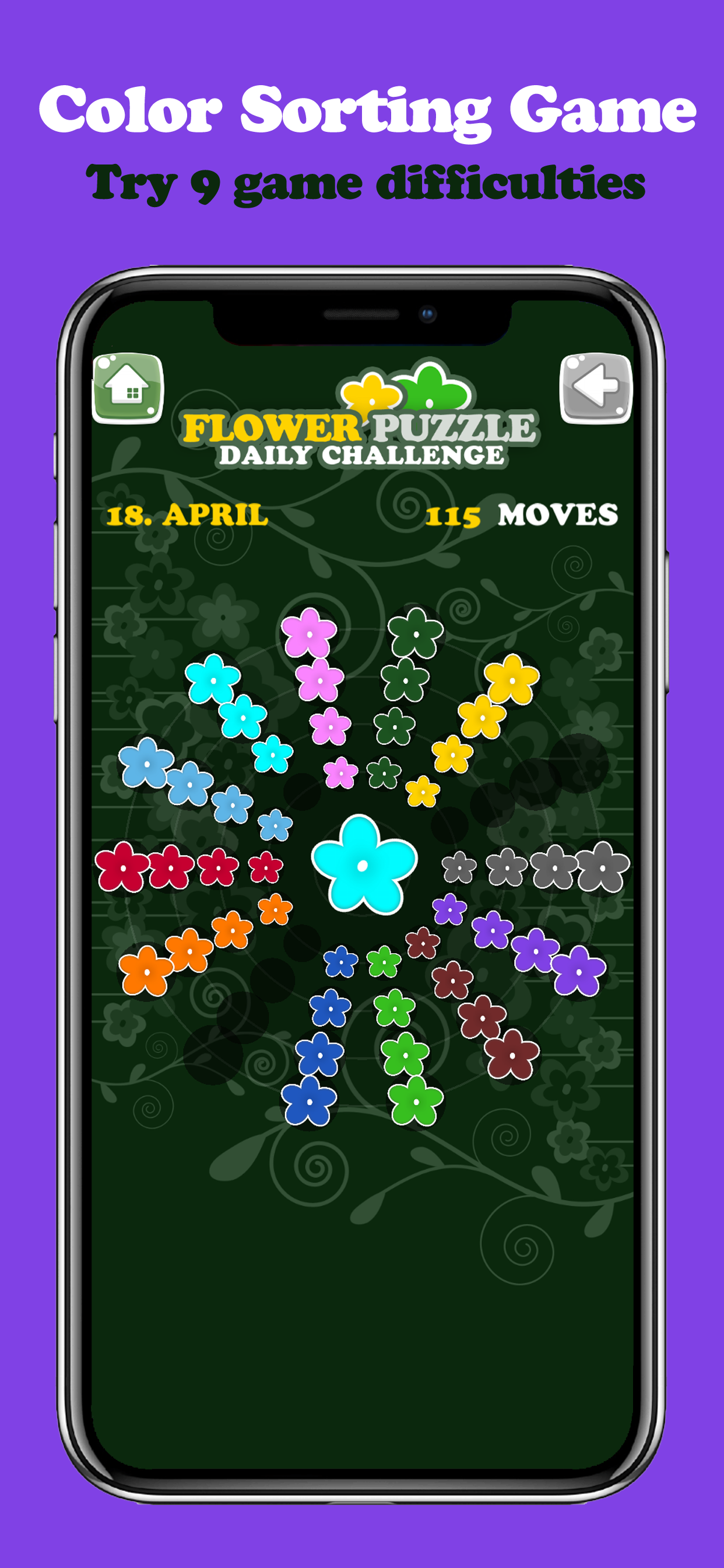 Flower Sort Puzzle