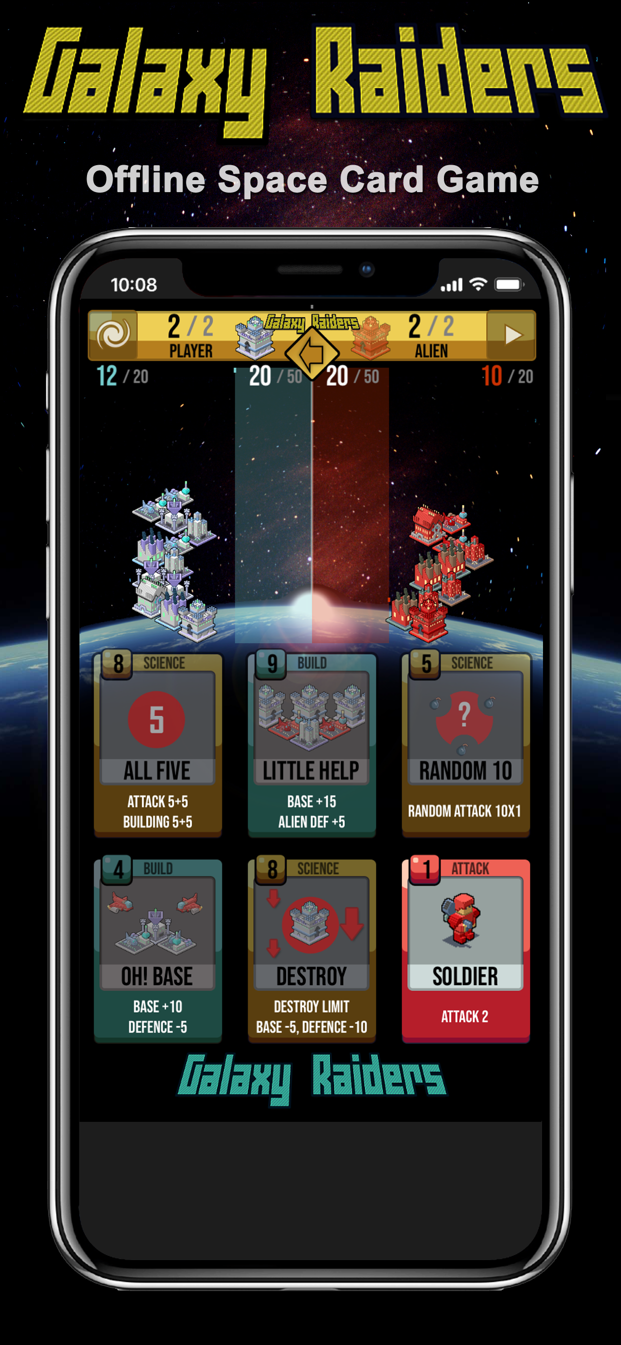 Galaxy Raiders Cards