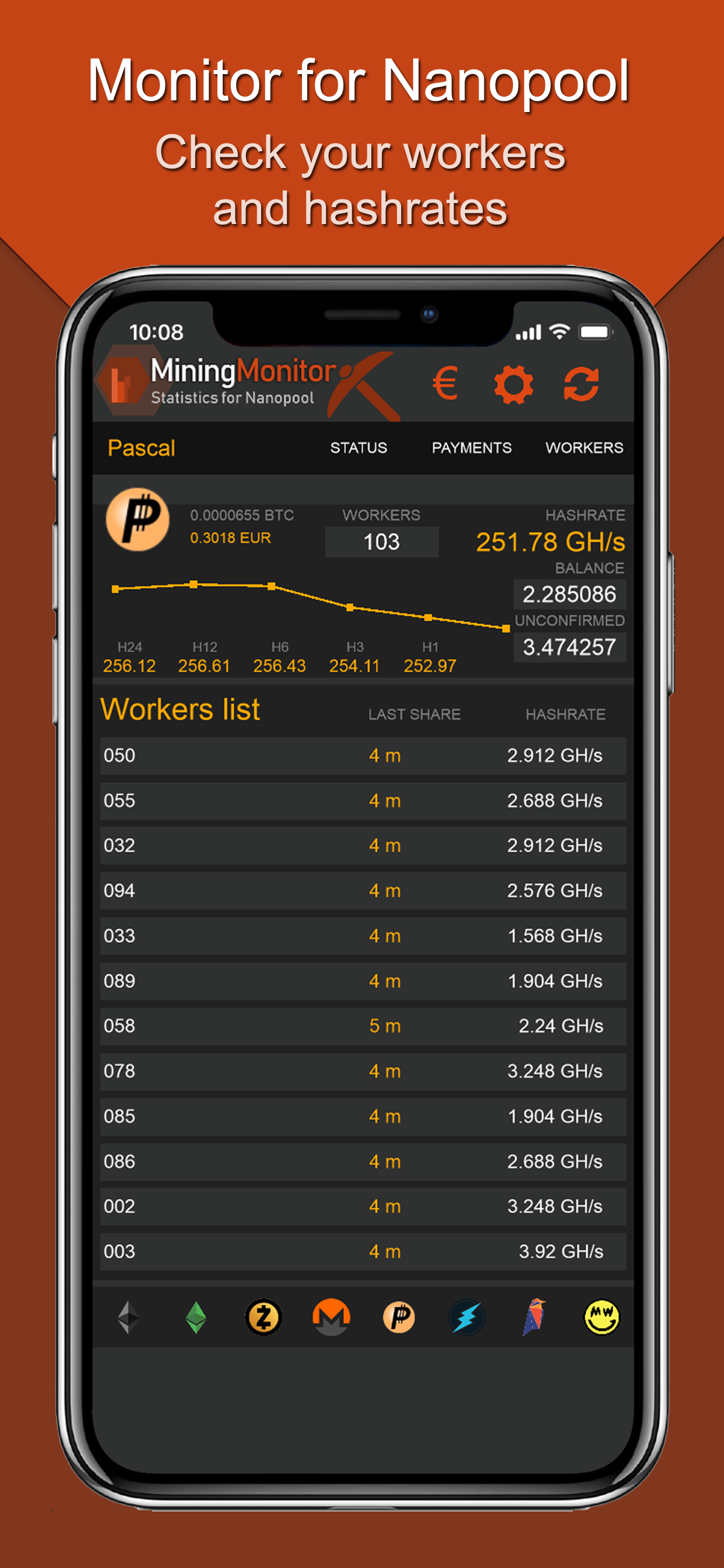 Nanopool Mining Monitor